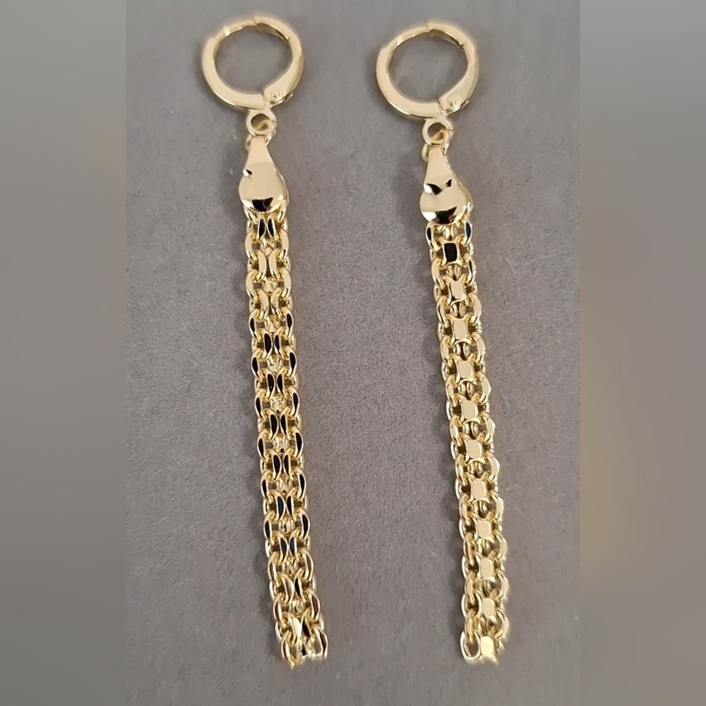Gold Filled Bismark Dangle Earrings